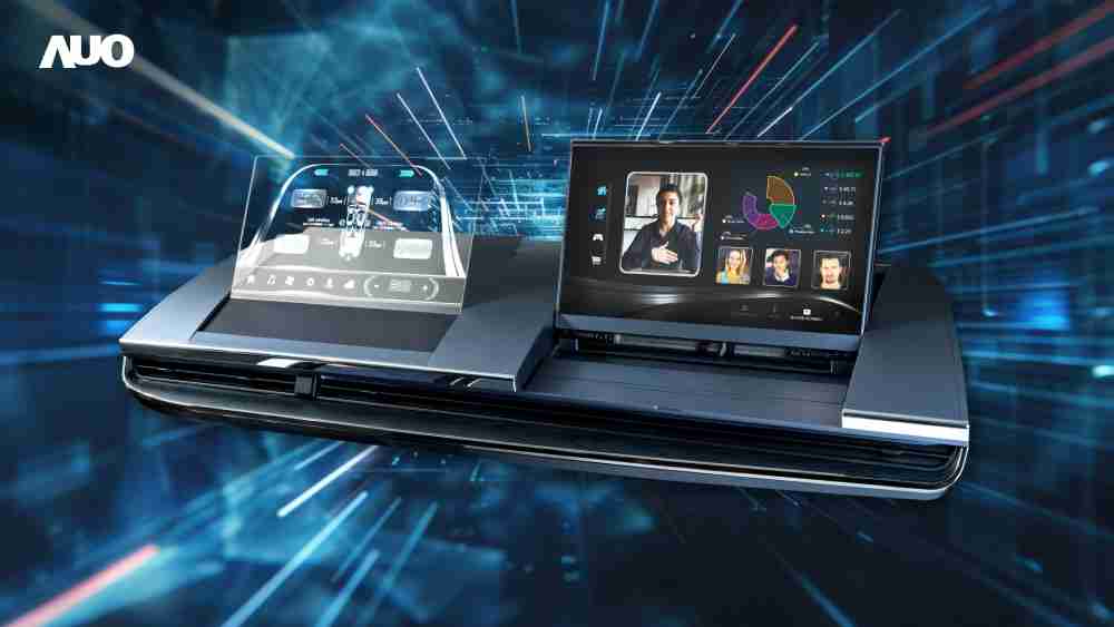 2121非凡Micro LED Display HMI解决方案打造透明Micro LED前座仪表，，呈现信息并保留驾驶视野开阔；亦为副驾驶座乘客打造收放自如的Micro LED屏幕，，，，在不影响显示质量的前提于显示区内建镜头，，，，让用户能与视讯对象直接眼神接触，，提供绝佳的双向沟通体验